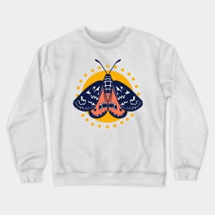 Graphic sun moth Crewneck Sweatshirt